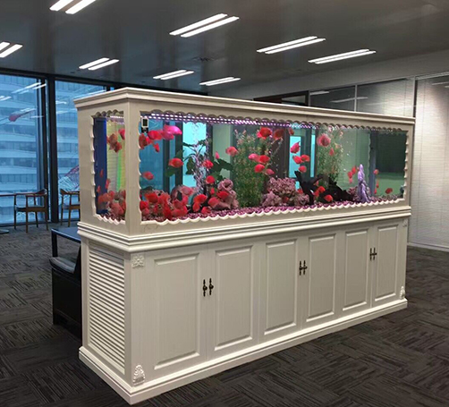 武漢大型魚(yú)缸定做案例